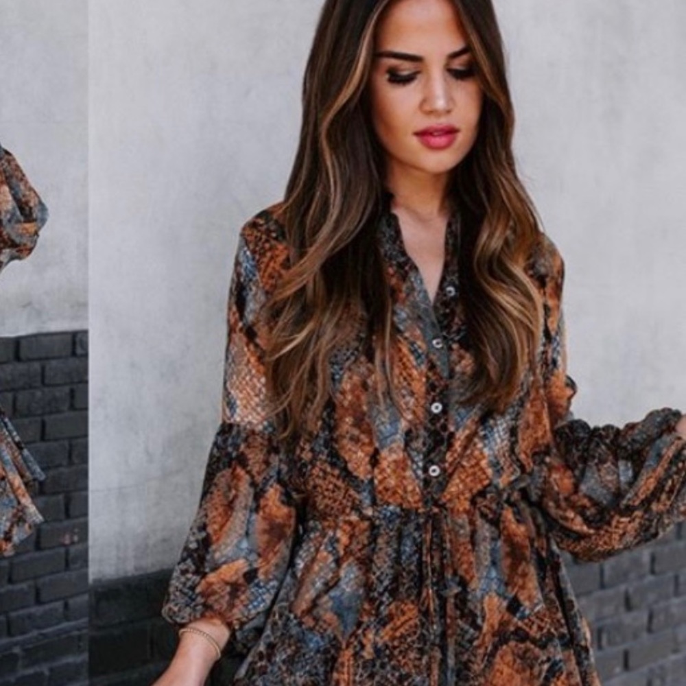 Vici Dolls printed mini dress